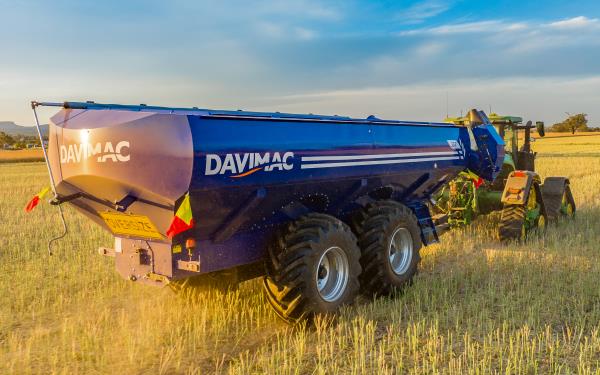 Davimac Chaser Bin with curved sides and rear